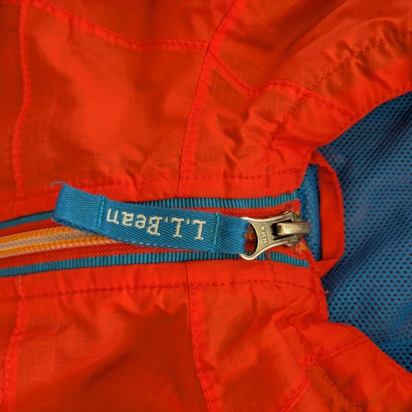 L.L. Bean Vibrant Red Toddler Jacket with Blue Accents - Picture 3 of 4